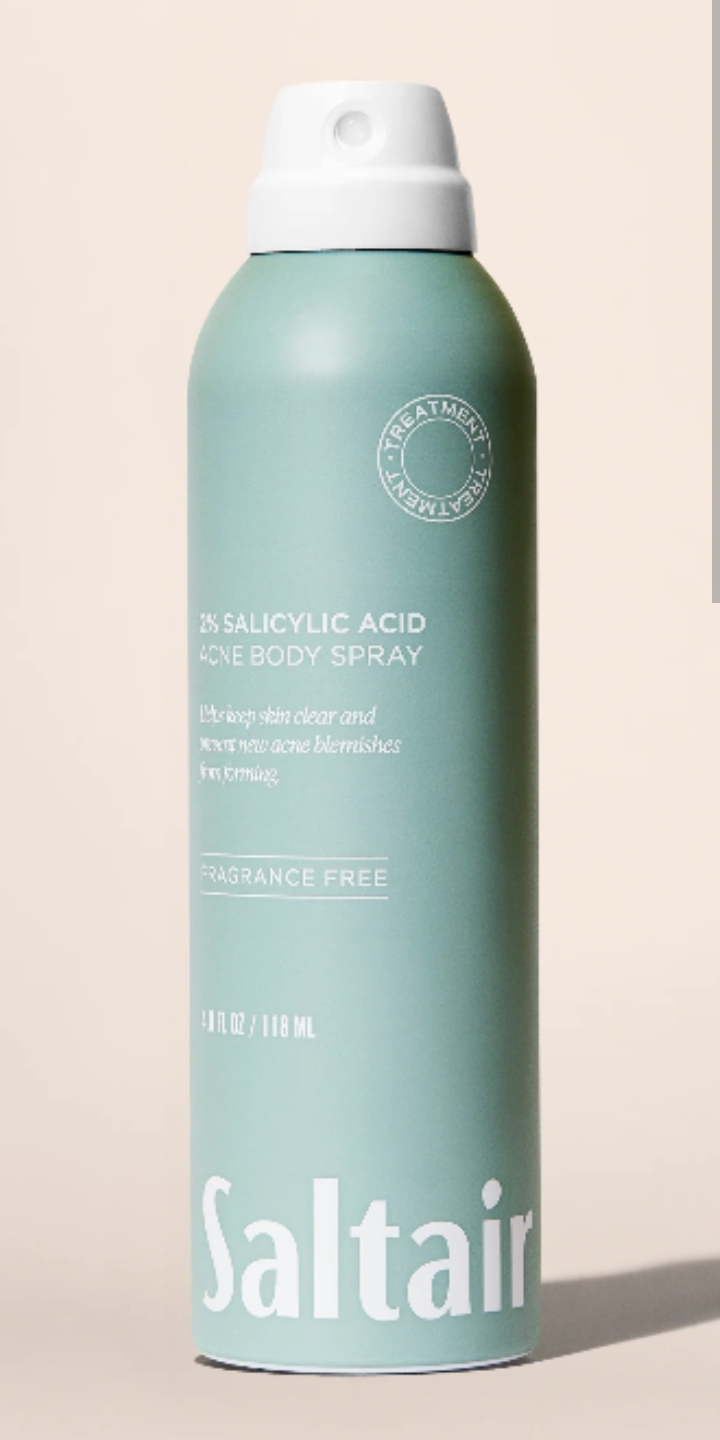 Saltair 2%salicylic acid acne body spray