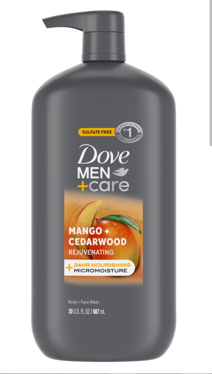 Dove men care mango +cedarwood rejuvenating 