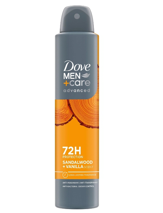 Dove men care sandalwood+vanilla scent 